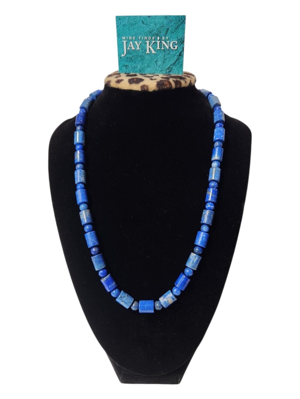 NEW! Jay King Mine Finds Lapis Lazuli 925 Silver 18" Beaded Necklace